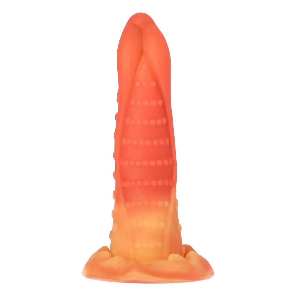 Фалоімітатор Toyz4lovers Frollo Monster 23 см (помаранчевий) - фото 6