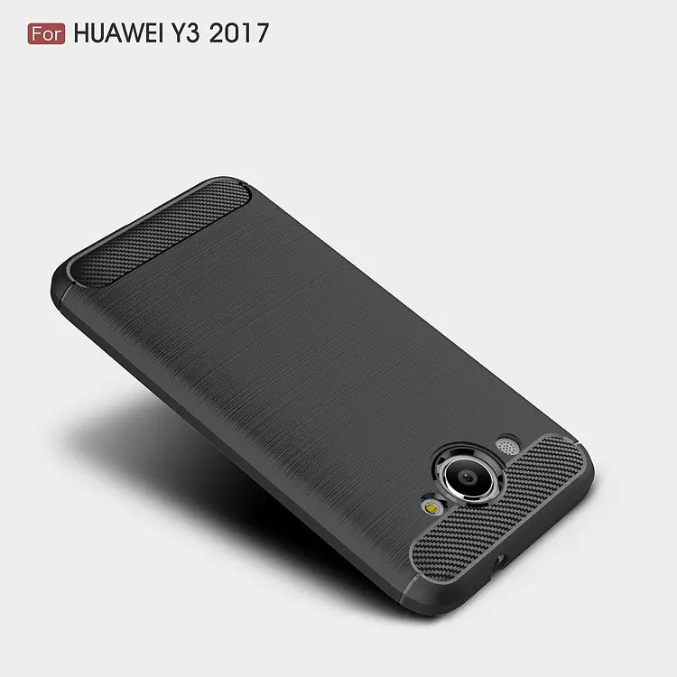Чохол PRIMO Carbon Fiber Series для Huawei Y3 2017 Black - фото 6