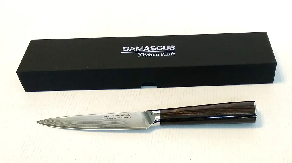 Ніж універсальний Damascus DK-HJ 6002 AUS-10 сталь 67 шарів лезо 13 см