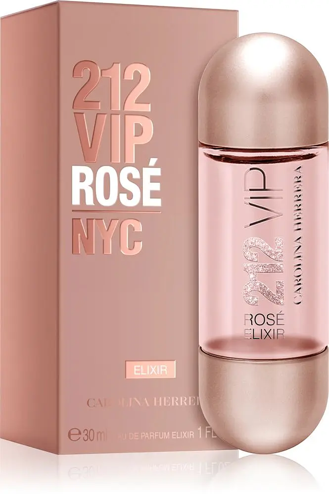 Оригінал Carolina Herrera 212 VIP Rose Elixir 30 мл Парфумована вода