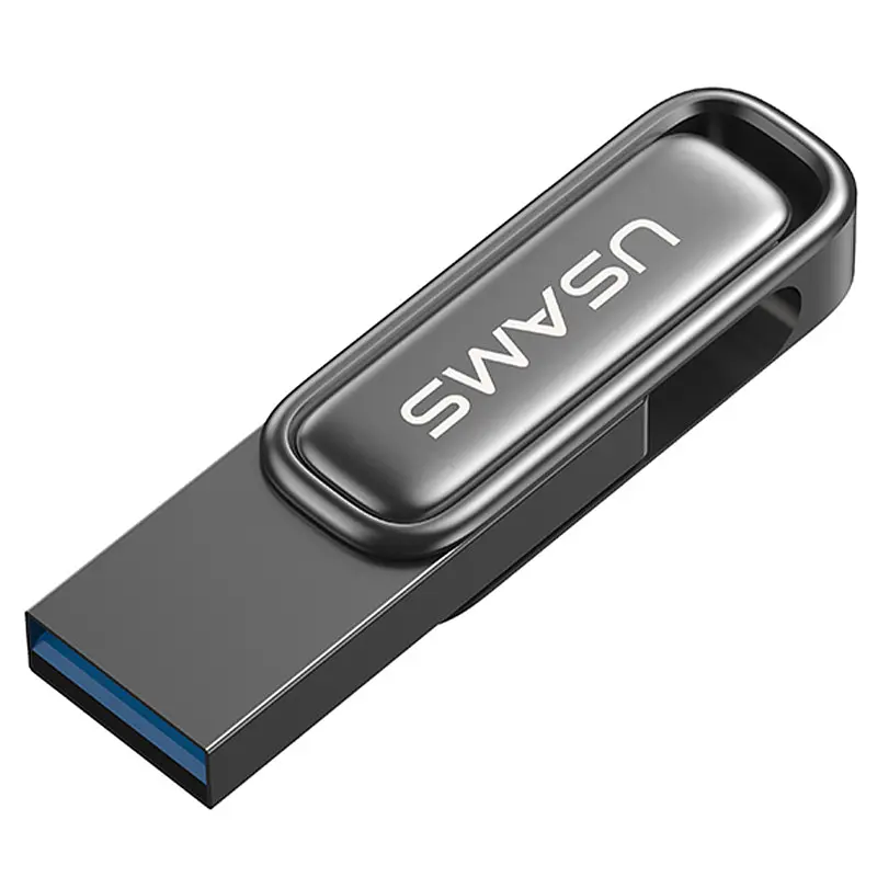 Флеш-накопитель Usams US-ZB334 USB 3.0 Zinc Alloy Rotating – 256GB - фото 4