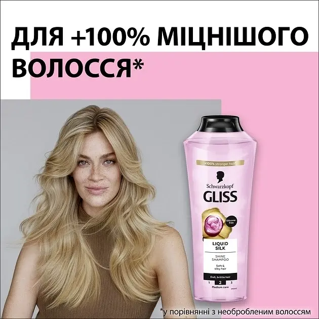 Бальзам Gliss Liquid Silk Shine для ламкого та тьмяного волосся 200 мл - фото 8