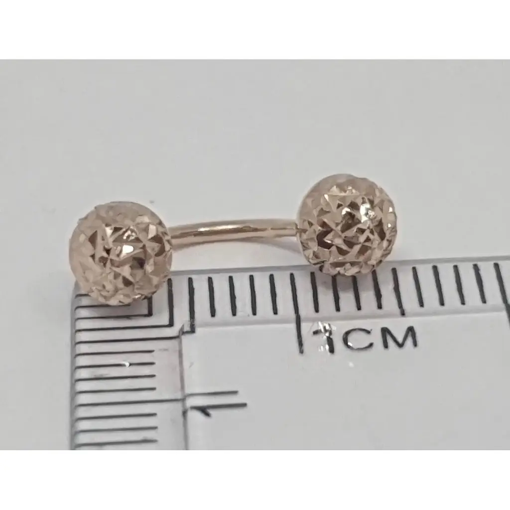 Золотая серьга-пирсинг Favoritum. 310129_5_А - фото 3