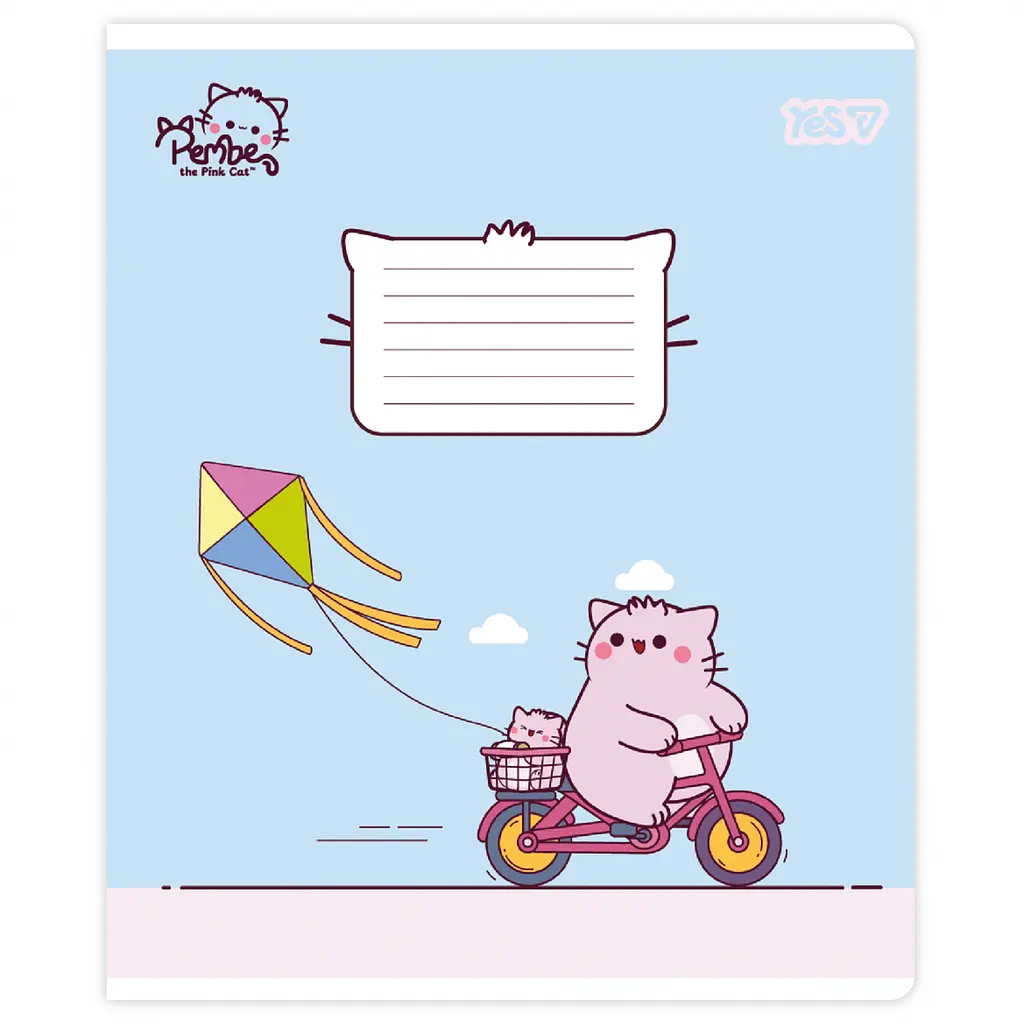 Набір зошитів Yes Pembe the Cat 18 аркушів у лінію 25 шт. (769046) - фото 5