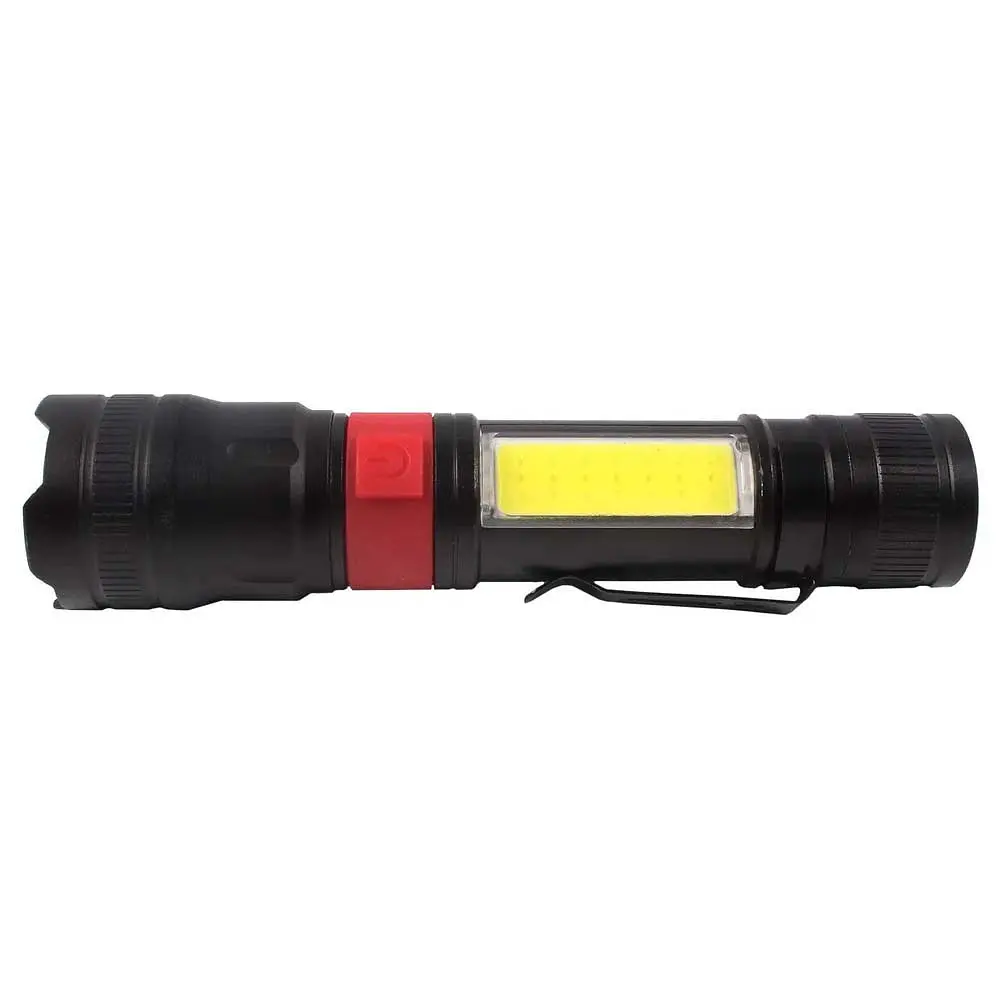 Ліхтар PL-826 P70 COB White+Red, надійний ручний акумуляторний ліхтар з поворотною головою, магнітним затискачем, waterproof та зарядкою через microUSB, XPRO (47316-826_182) - фото 4