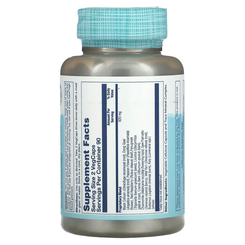 Суміш жіночих гормонів Solaray Female Hormone Blend SP-7C 180 капсул - фото 2