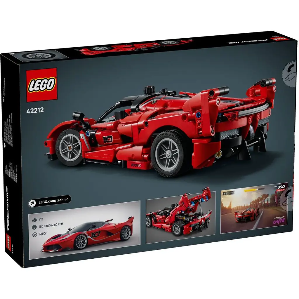 Конструктор LEGO Technic Ferrari FXX K 897 деталей (42212) - фото 9