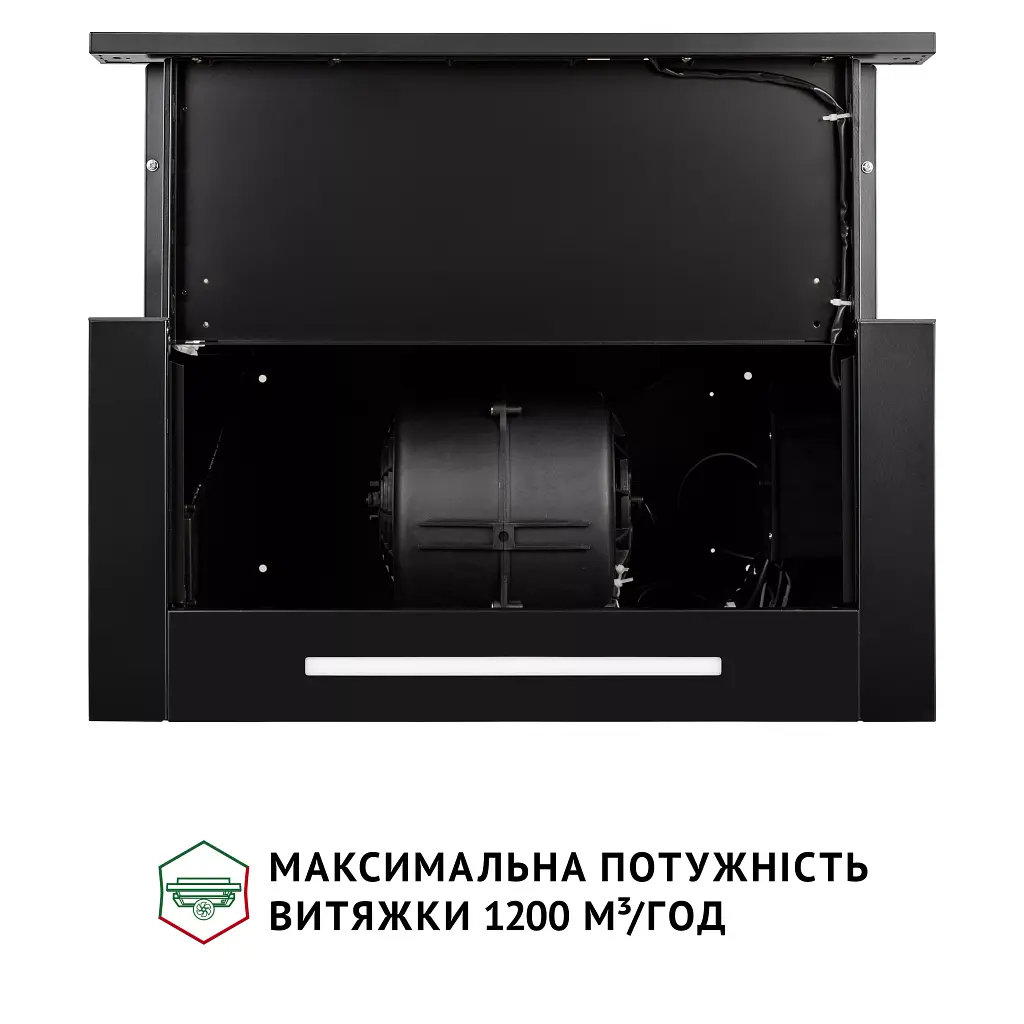 Витяжка телескопічна PERFELLI ISEO 6PSF NERO - фото 7