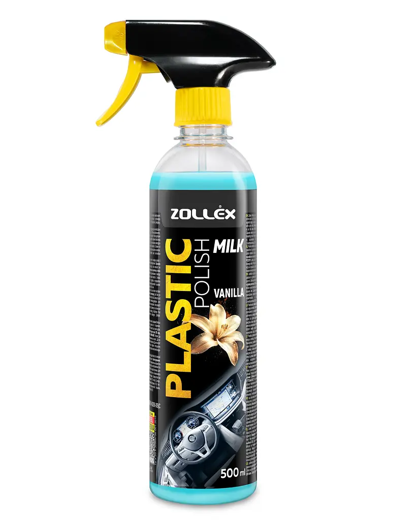 Поліроль-молочко для пластику Zollex Plastic Polish Vanilla 500 мл 18091