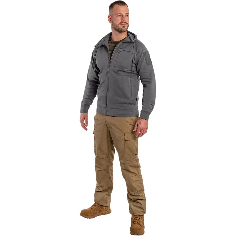 Флисовая кофта Pentagon Leonidas 2.0 Tactical Sweater L Wolf Grey - фото 7