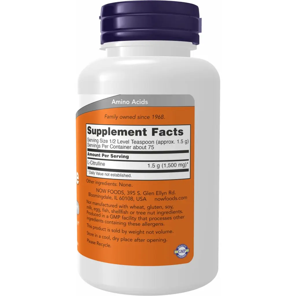 Амінокислота Now Foods Citrulline Powder 113 г - фото 2