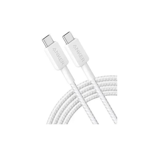 Кабель Anker 322 USB-C - USB-C, 1.8 м, White (A81F6H21) - фото 2