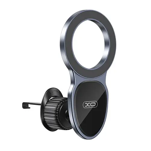 Автотримач XO C154 Round Drip Magnetic Air Vent Car Holder чорний - фото 4