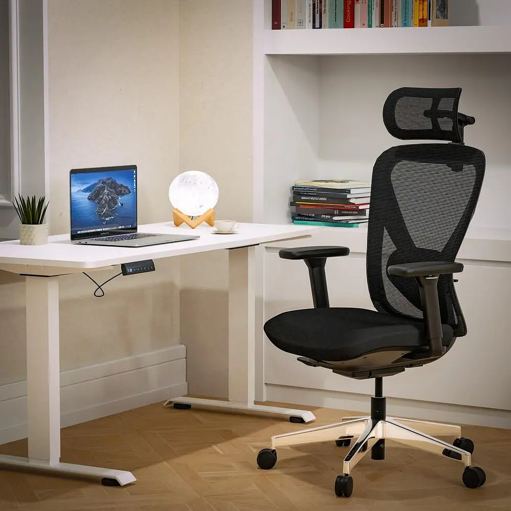 Крісло Mealux Q1 Air Fabric Black (арт HF-Q1 F/B) - фото 4