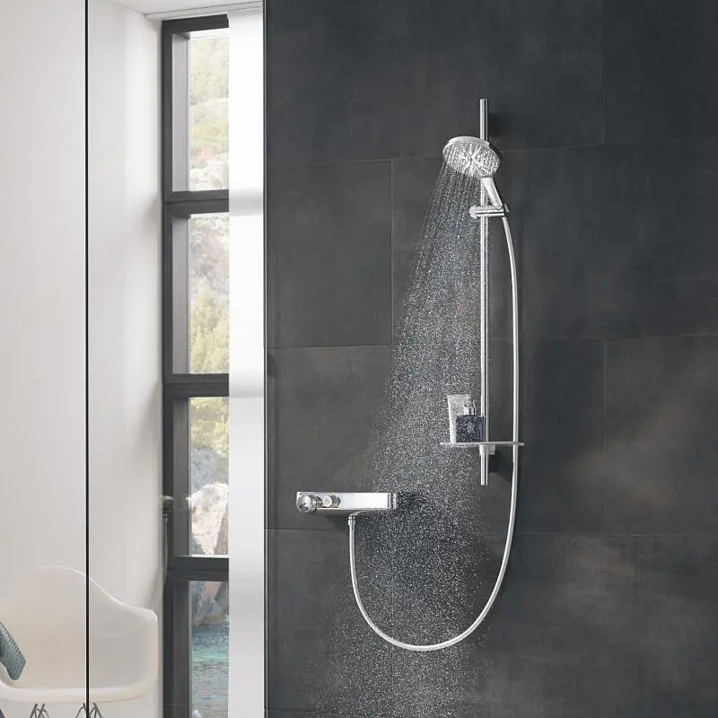 Ручний душ 3 режими струменя Grohe Rainshower Smartactive 150 26553000, Хром - фото 6