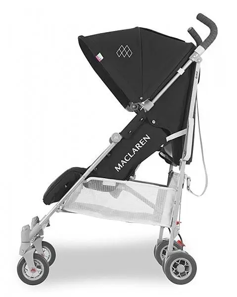 Коляска-тростина Maclaren Quest Black Silver чорна (WD1G040092) - фото 2