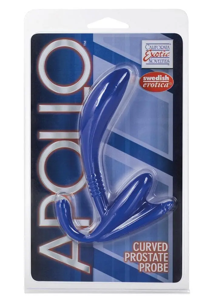 Анальна пробка Apollo Curved Prostate Probe (чорний) - фото 2