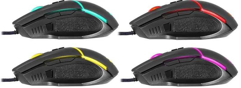 Компьютерная мышь Defender Warfame GM-880L RGB 8 кнопок,12800 dpi 52880 teh0023048 - фото 6
