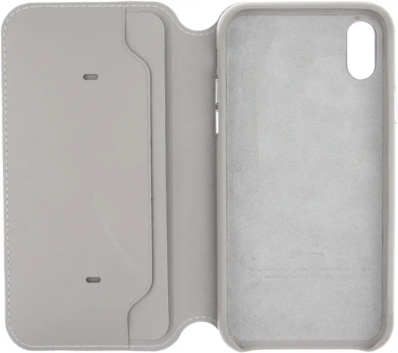 Чехол-книжка Apple Book Cover Case iPhone X Light grey - фото 4