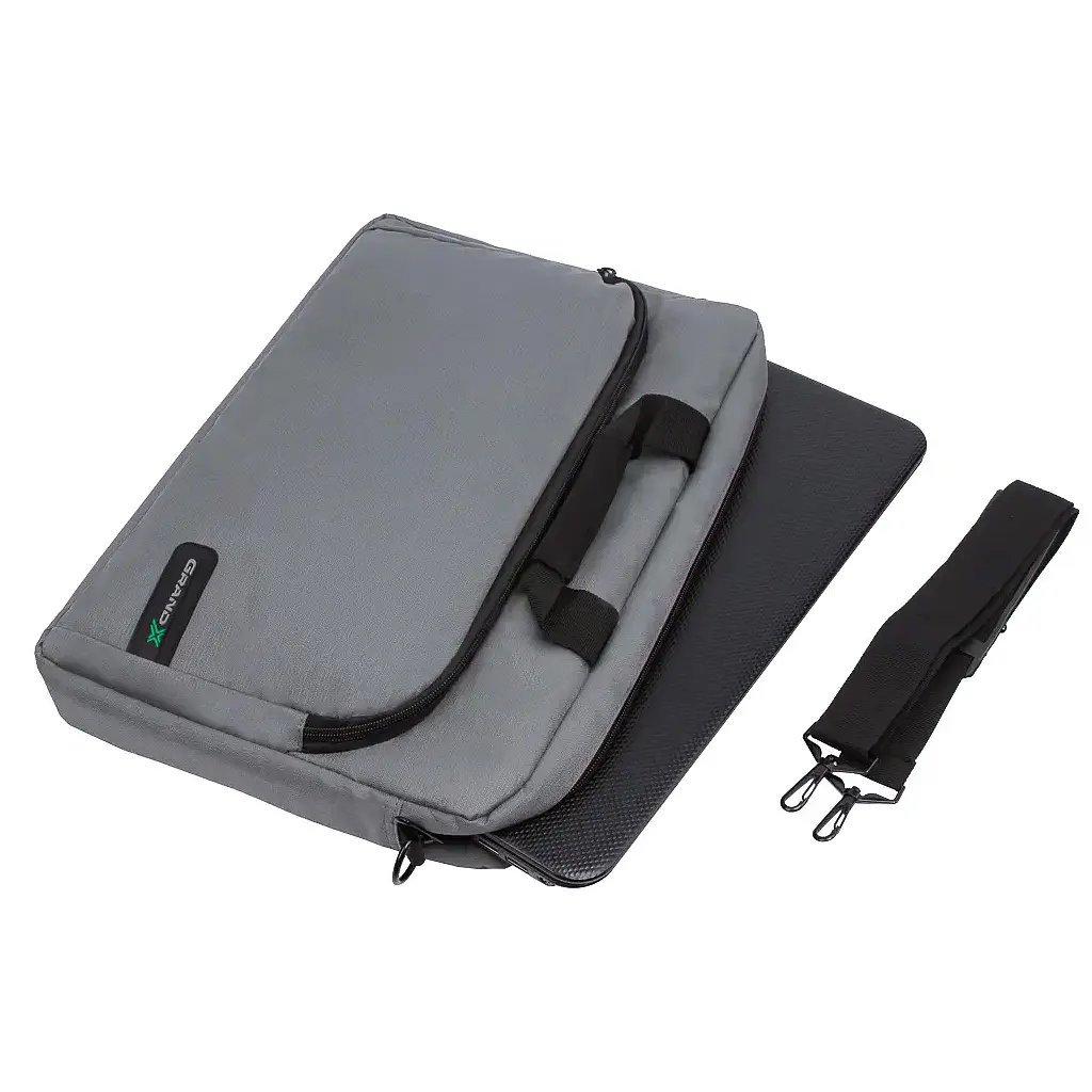 Сумка для ноутбука Grand-X 15.6'' SB-129 Grey Ripstop Nylon (SB-129G) - фото 3