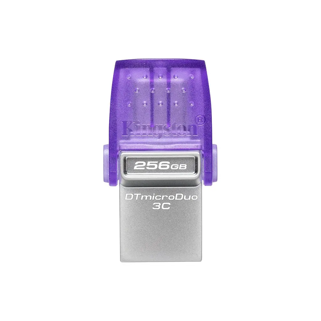 Накопитель 256GB USB 3.2 Type-A+Type-C DT microDuo 3C R200MB/s Kingston teh0013391 - фото 2