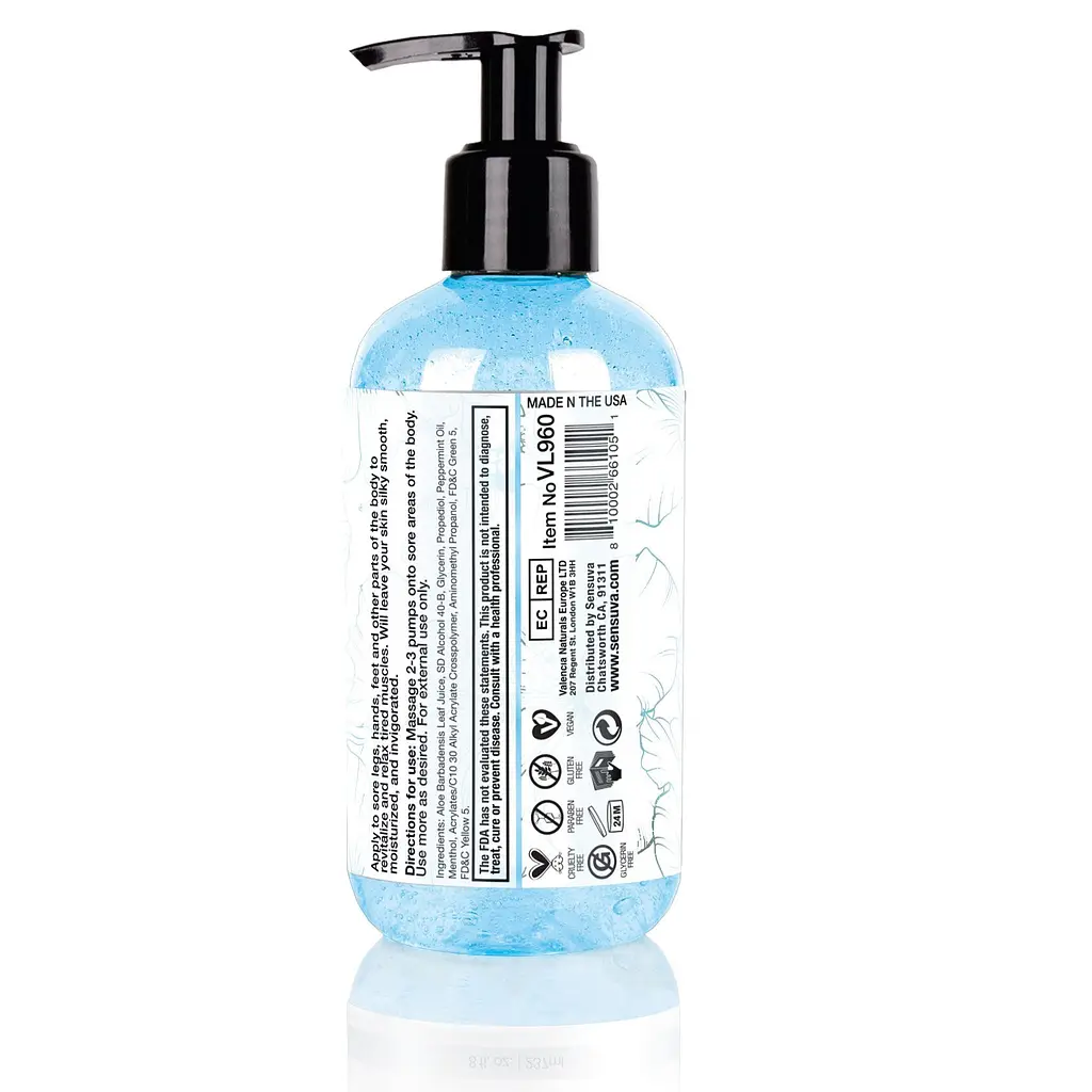 Гель для тіла Sensuva Body Gel Peppermint, 237 мл - фото 2
