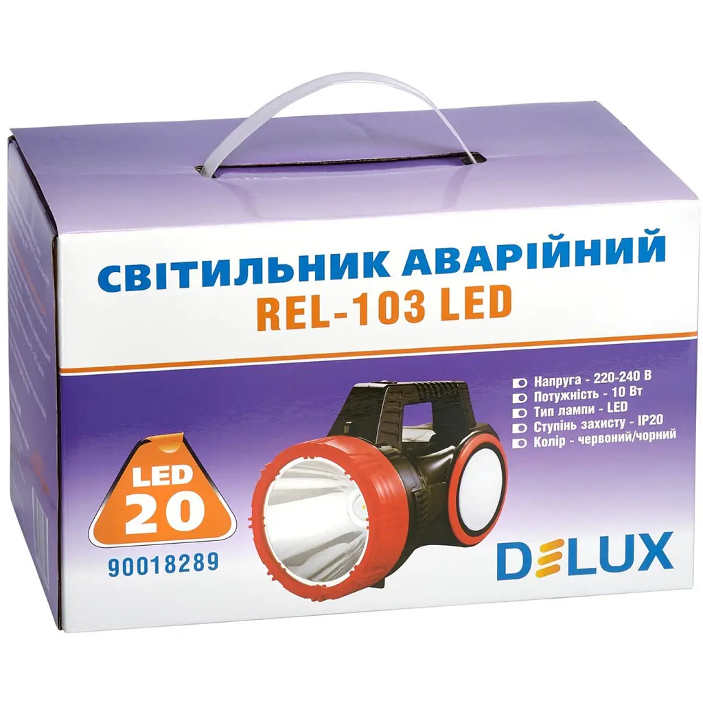 Ліхтар Delux REL-103 20 LED 10W (90018289) - фото 4
