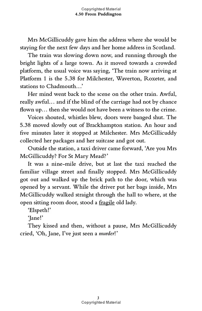 4.50 From Paddington: B2+ Level 5 (Collins Agatha Christie ELT Readers) - фото 6