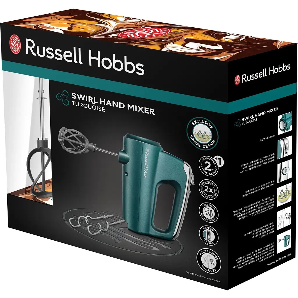 Міксер Russell Hobbs Turquoise 350 Вт бірюзовий (25891-56) - фото 3