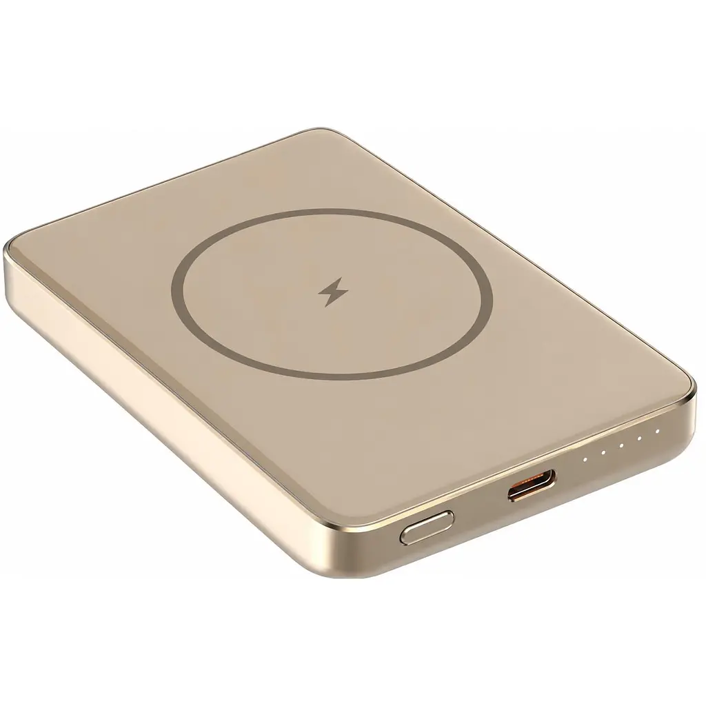 Павербанк ATRIA Magnetic Black 10 000 mAh / 15 Вт (WPD-W72G) - фото 2