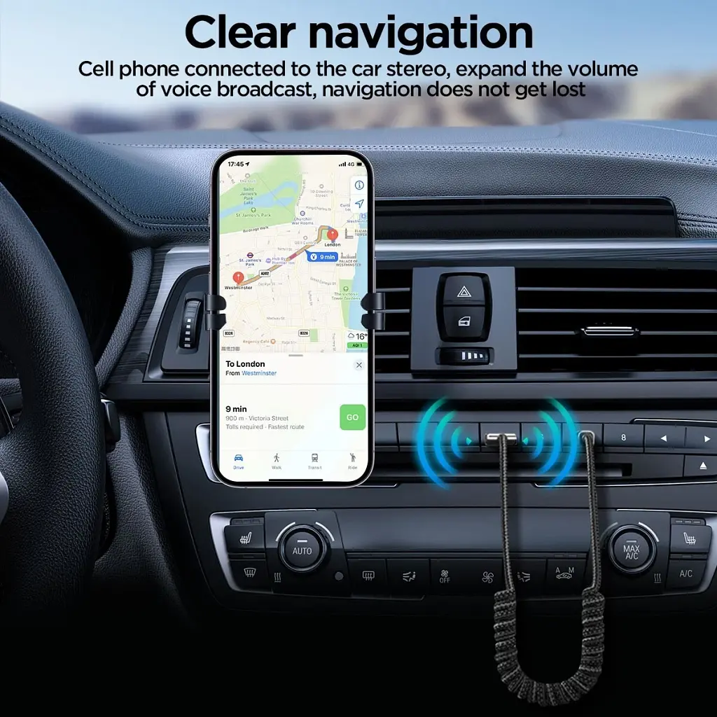 Бездротовий Bluetooth-кабель AUX USB, 3,5 мм, аудіоадаптер для ПК Auto Zuhause, кабель - фото 4