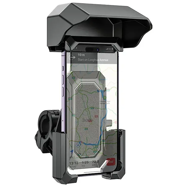 Велодержатель для телефона Hoco H31 Wild Wolf Bicycle Motorcycle Universal Holder Black - фото 5