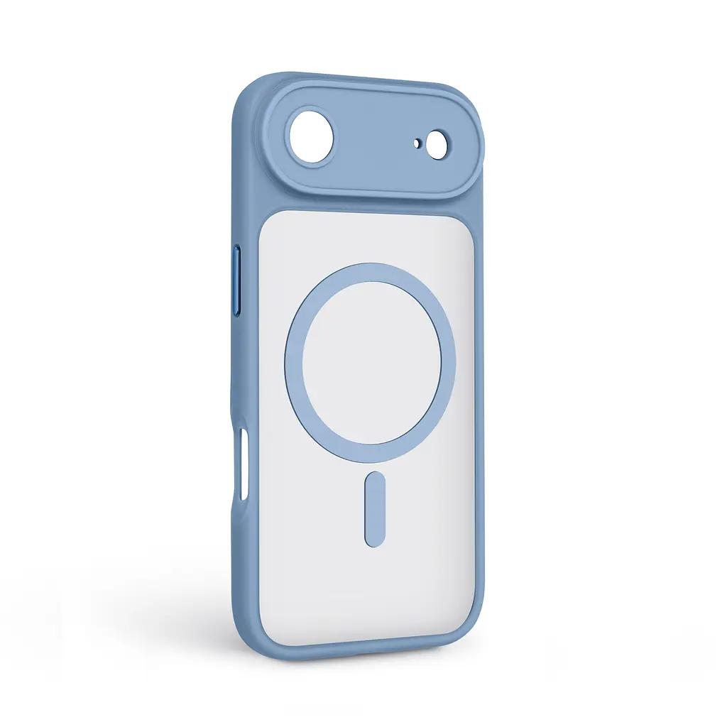 Чехол для Apple iPhone 17 Air, Lush MagCase, голубой, противоударная панель-накладка из TPU и PC, полупрозрачный чехол с MagSafe (с магнитом), с защитой камеры, поддержка беспроводной зарядки, защита всего корпуса, ArmorStandart (ARM87477) - фото 2