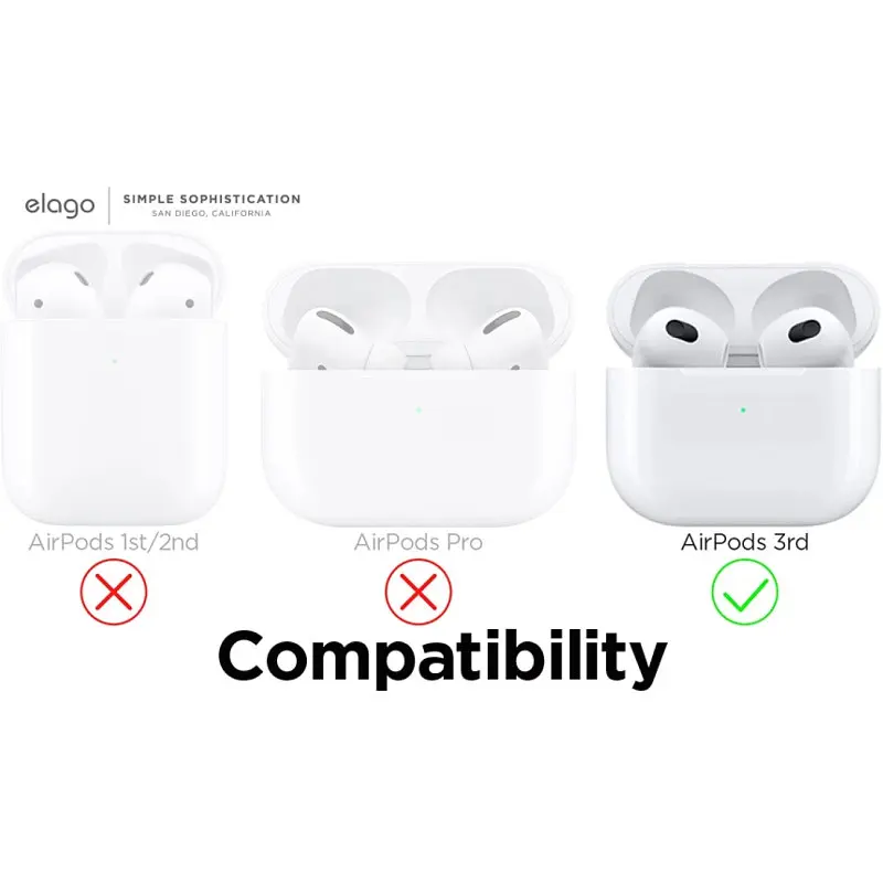 Чохол Elago Clear Case Lovely Pink для Airpods 3rd Gen рожевий (EAP3CL-HANG-LPK) - фото 6