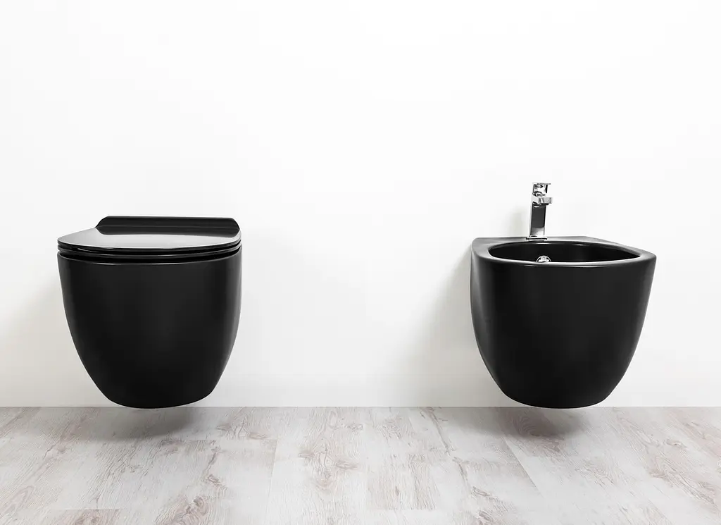 Біде підвісне Simas Vignoni VI19 F85 (VI19-F85 NM) Вlack matte, Чорний матовий - фото 3