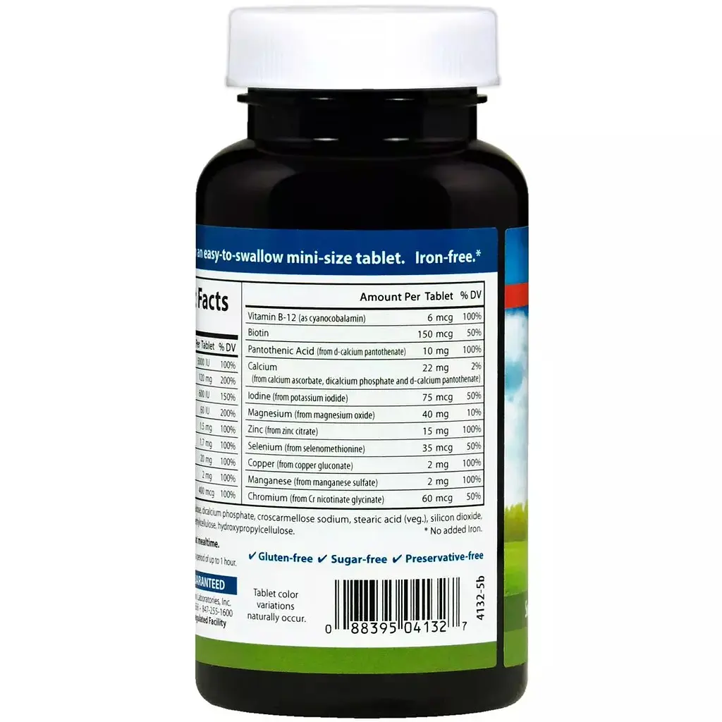 Комплекс основних вітамінів і мінералів Carlson Mini-Multi Essential Vitamins & Minerals 90 міні таблеток - фото 2