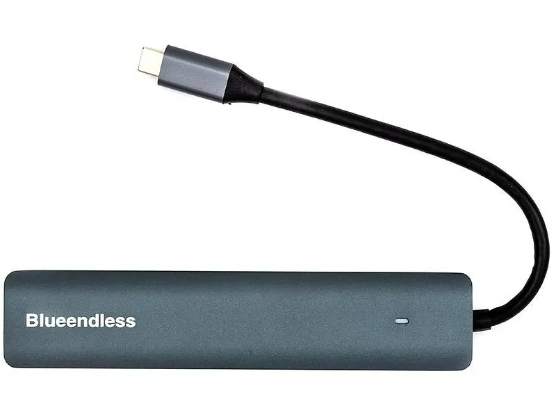 USB-хаб Blueendless Hub 6-in-1 Gray (CA913909) - фото 2