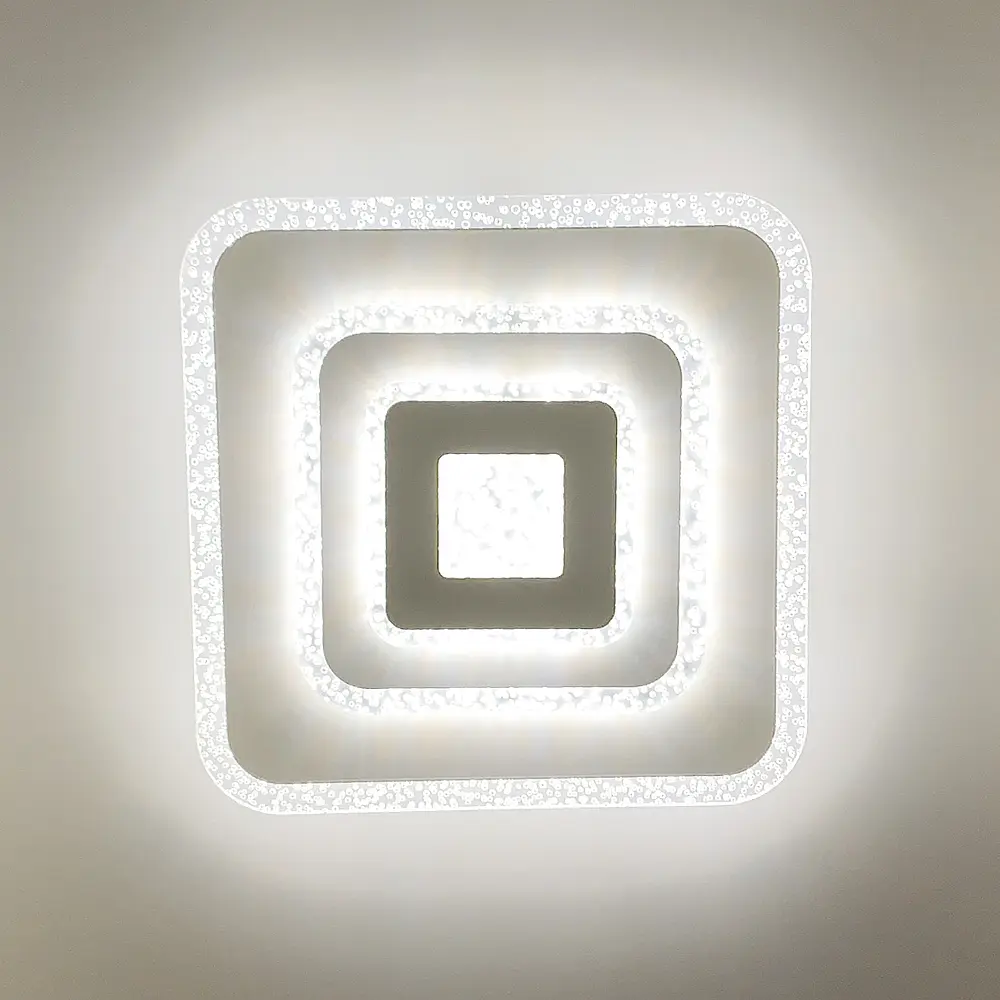 Светильник LED с прозрачным акриловым рассеивателем Line F 20х20 см Арт. 2234-200 Q WT - фото 4