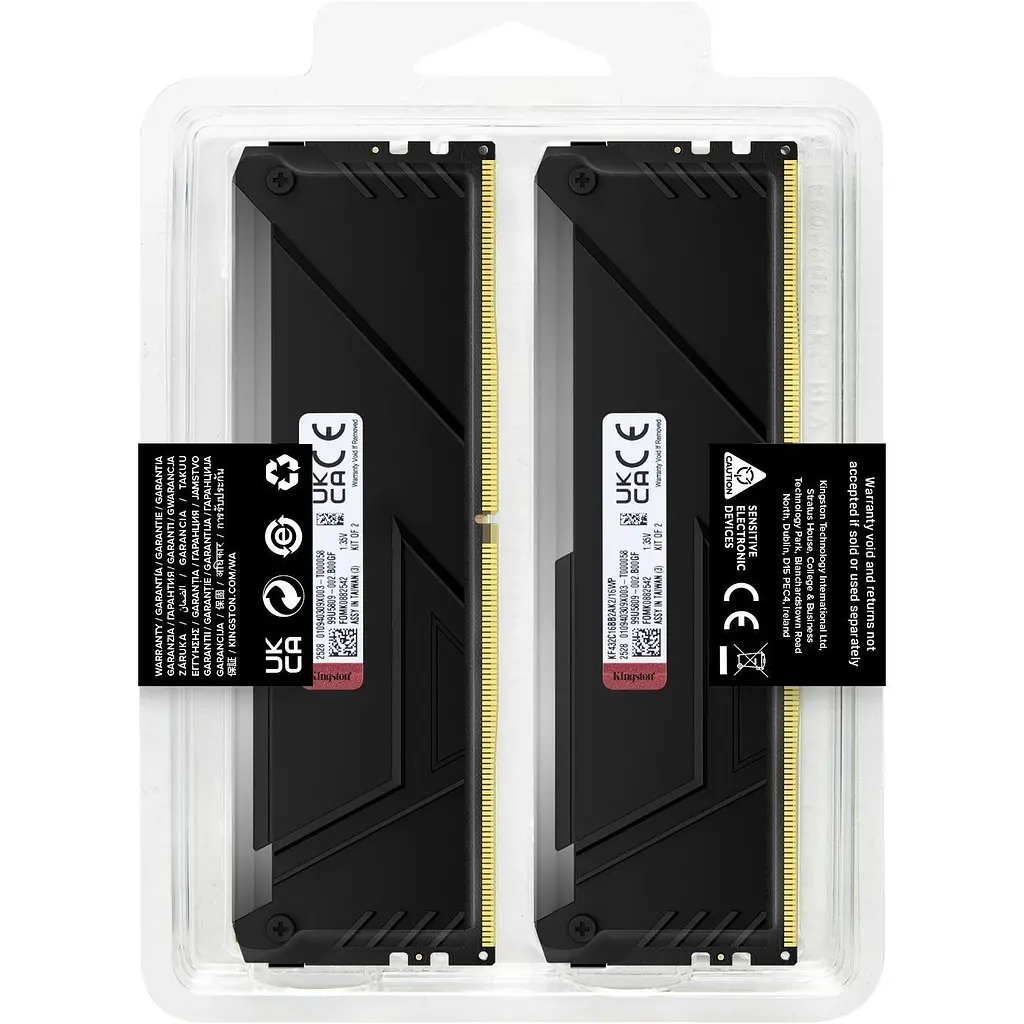 Модуль пам'яті DDR4 Kingston FURY Beast RGB 2x8GB 3200 MHz (KF432C16BB2AK2/16WP) [148740] - фото 6