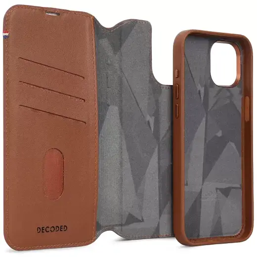Шкіряний чохол-гаманець Decoded Leather Detachable Wallet Case Tan Brown для iPhone 15 Plus (D24IPO15PLDW5TN) - фото 4