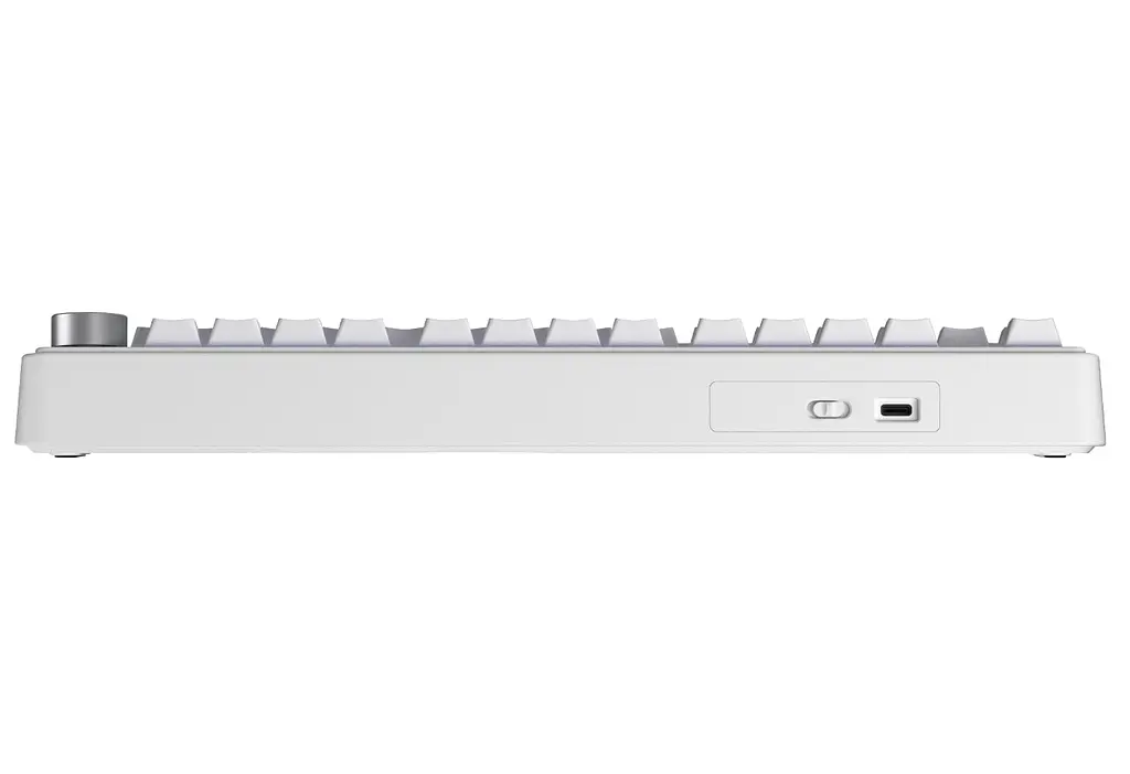 Клавіатура ігрова дротова механічна Aula F75 Mechanical White KRGD Red switch ENG/UKR - фото 4