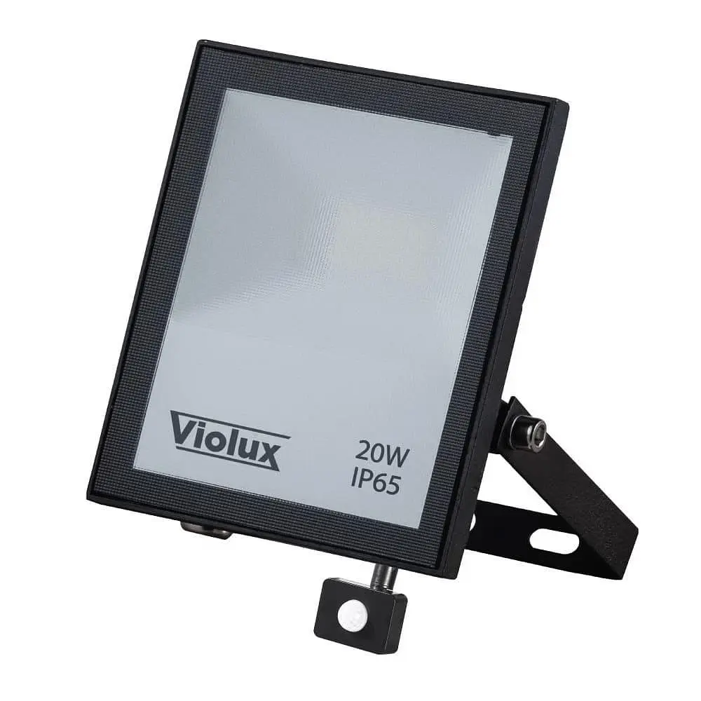 Прожектор LED Violux NORD-S 20W SMD 6000K 1700lm IP65 з датчиком руху ( 400062 )