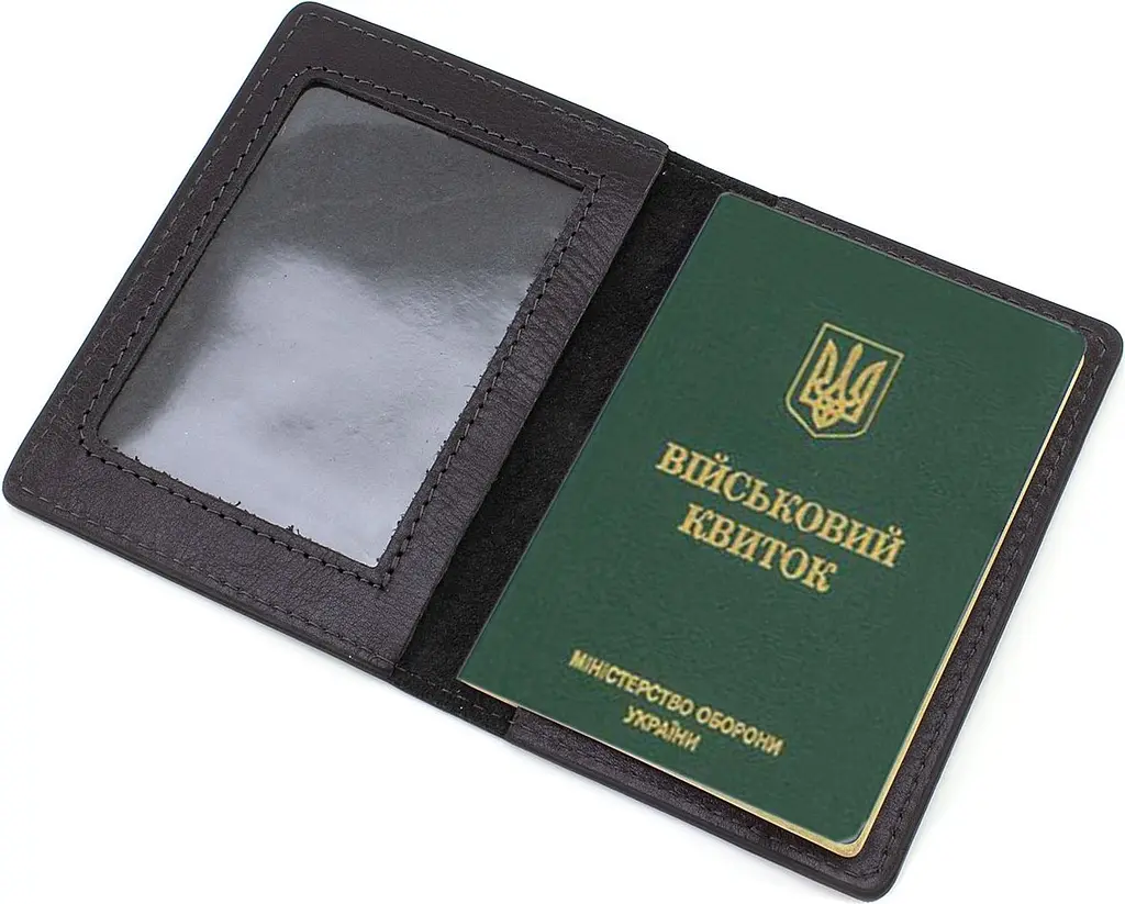 Шкіряна обкладинка для документів GRANDE PELLE 14х10х1 см acs0026402 - фото 7