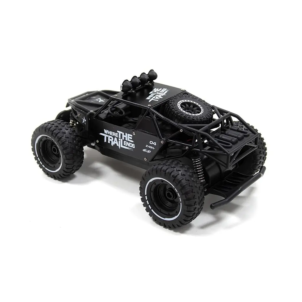 Автомобіль OFF-ROAD CRAWLER з р/к - RACE (матовий чорний, метал. корпус, акум.6V, 1:14) Sulong Toys SL-309RHMBl - фото 7