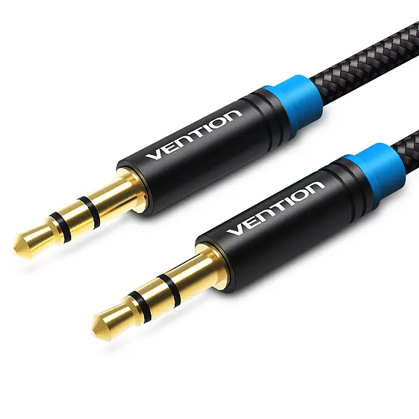 Кабель Vention 3.5мм/3.5мм M/M 0.5м Black P350AC050-BM