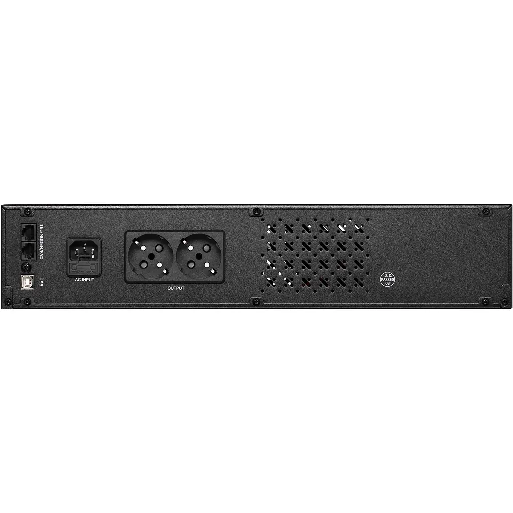 Источник бесперебойного питания 2E RE850, 850VA/480W, RM 2U, LCD, USB, 2xSchuko - фото 3