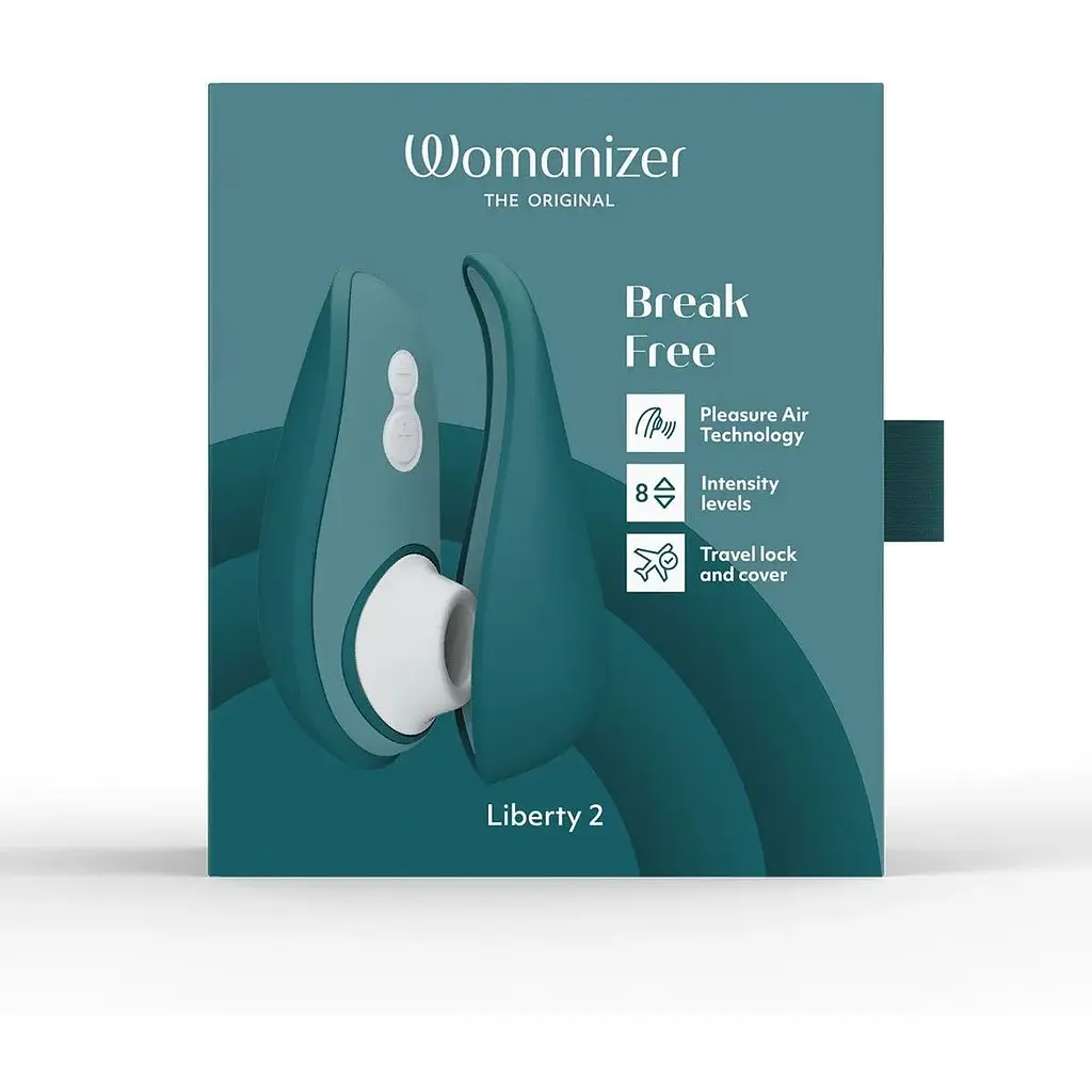 Вакуумний стимулятор Womanizer Liberty 2 Dark Petrol - фото 10