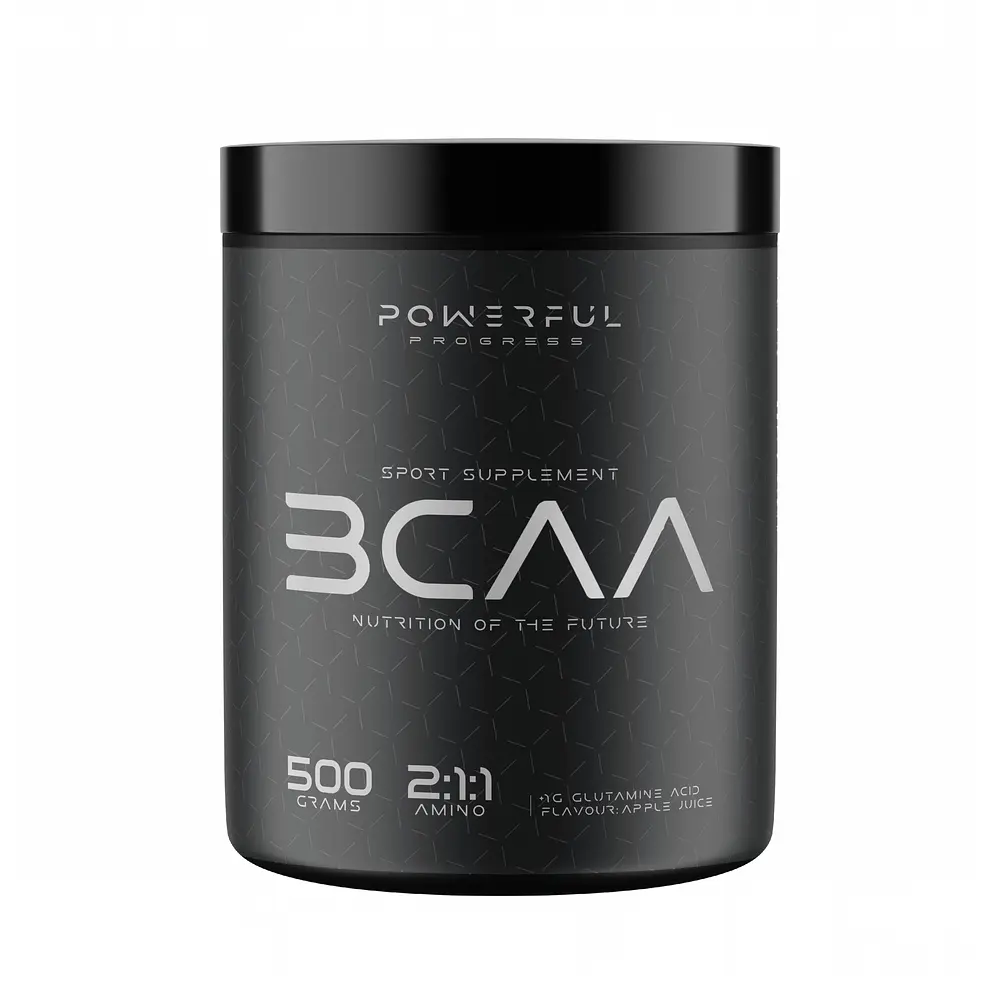 Амінокислота BCAA Powerful Progress BCAA 2: 1: 1, 500 грам - Яблуко
