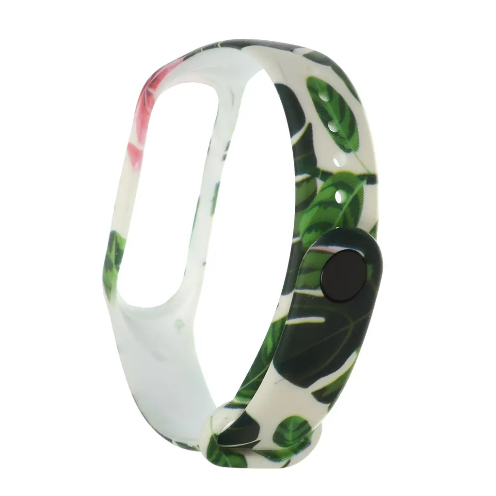 Силіконовий ремінець для фітнес браслетів Xiaomi Mi Band 3/4, Silicone, tropics, зі зручною застібкою, на фітнес трекер та смарт годинник, ArmorStandart (ARM52067) - фото 3