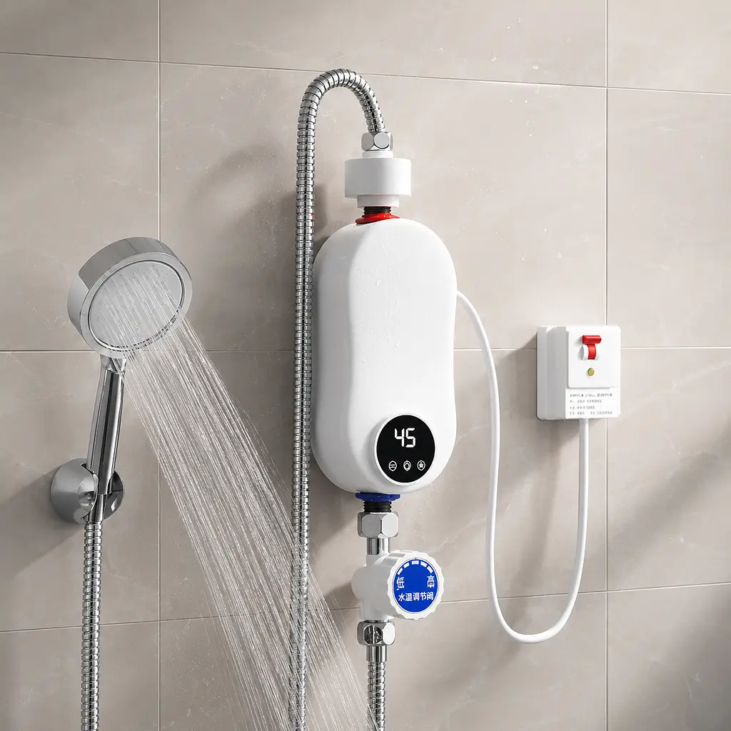 Проточний водонагрівач с душем Electric water heater RYK-007/212